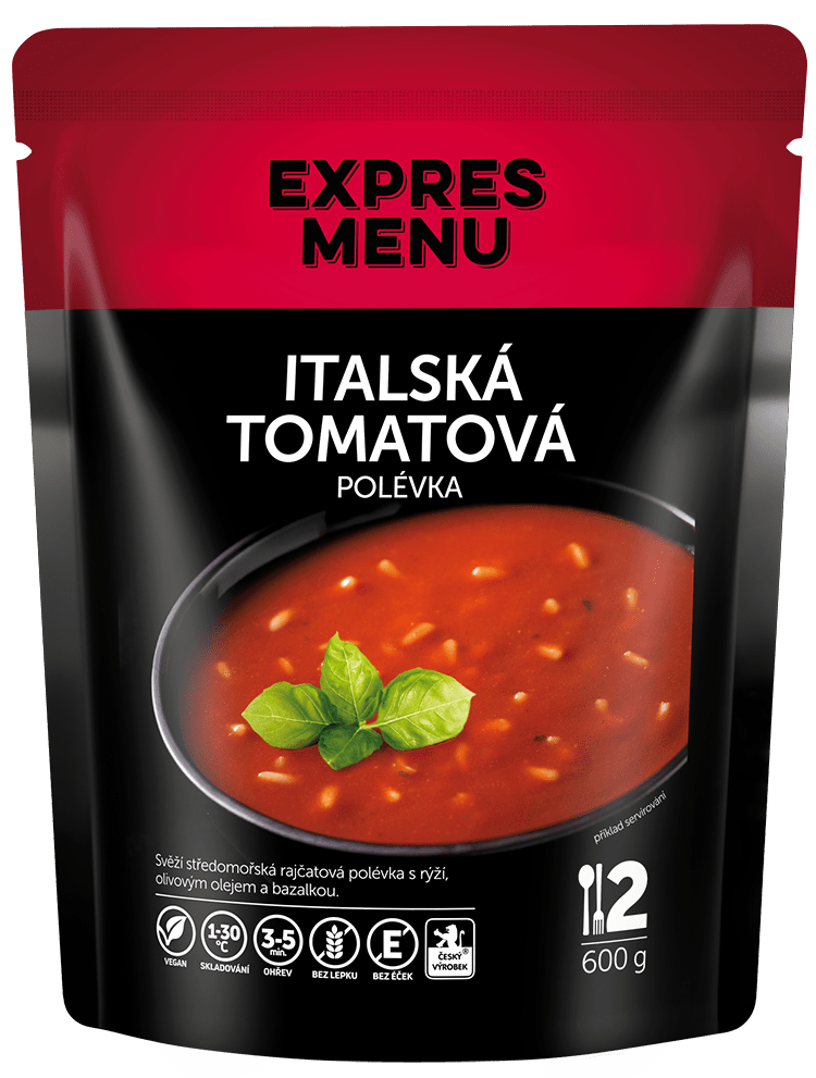 Expres menu Polévka italská tomatová - 2 porce, 600g