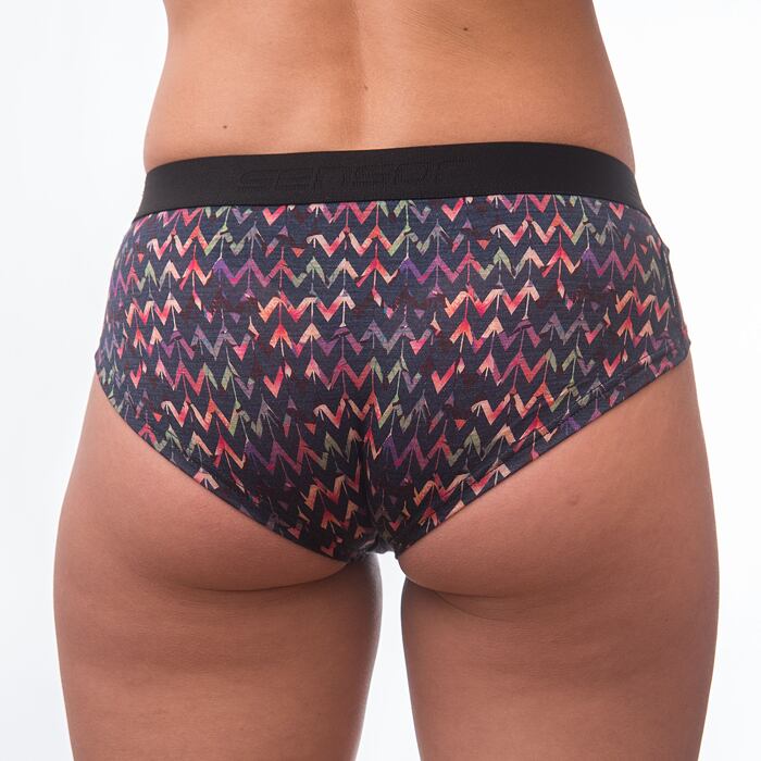 Sensor Merino Impress Dámské kalhotky deep blue/origami