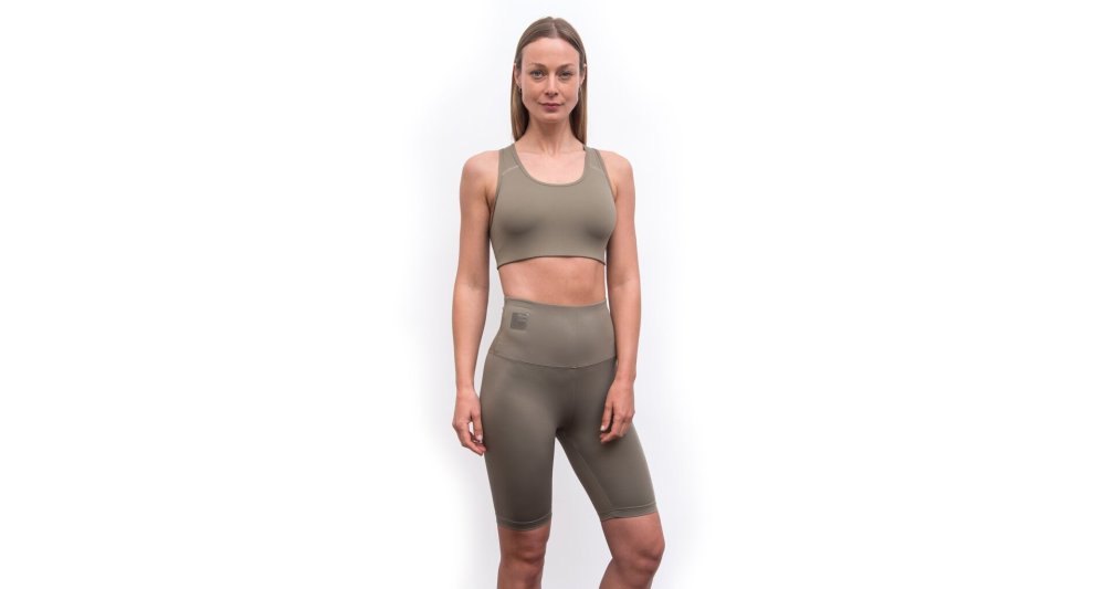Sensor Infinity Eco biker shorts  dámské legíny stone grey