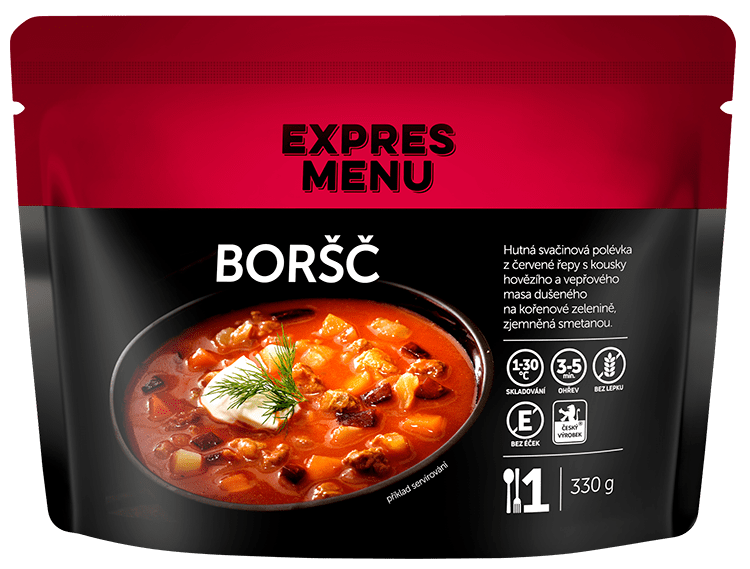 Expres menu Polévka Boršč 1 porce 330g