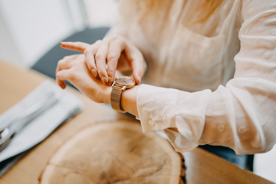 BeWooden Diamond Aurum Watch dámské hodinky s kovovým řemínkem