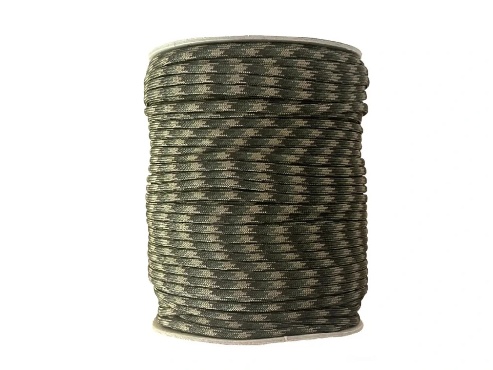 PK  Paracord 550, polyamid, 15 m, hnědá maskačová