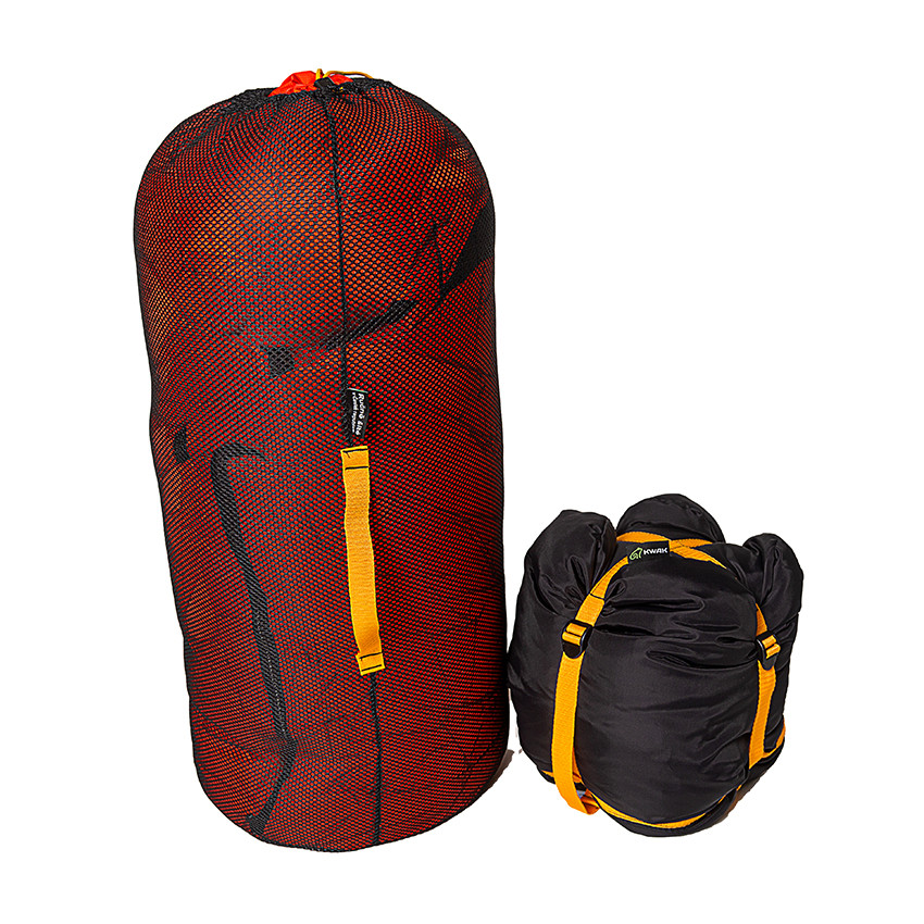 KWAK Spací pytel Skokan S170, modrá/černá, levý zip