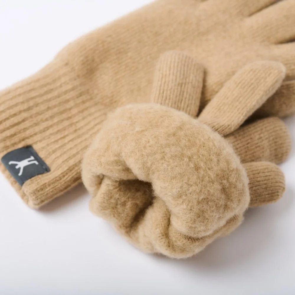 Northman Lamond Heavy merino rukavice, béžová L/XL