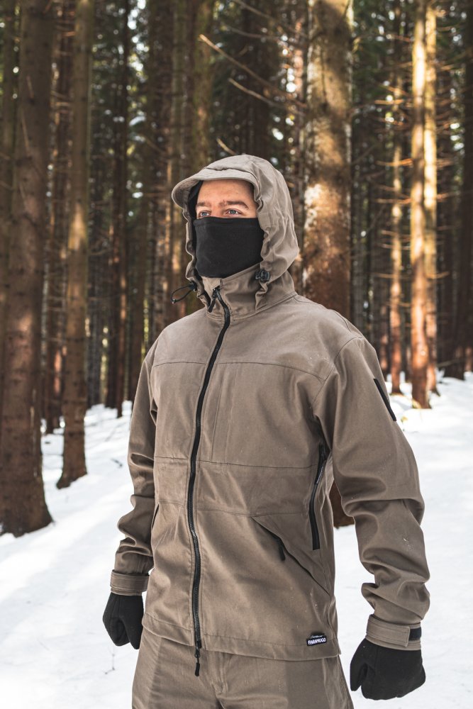 Faramugo Xabad pánská outdoorová membránová bunda, khaki